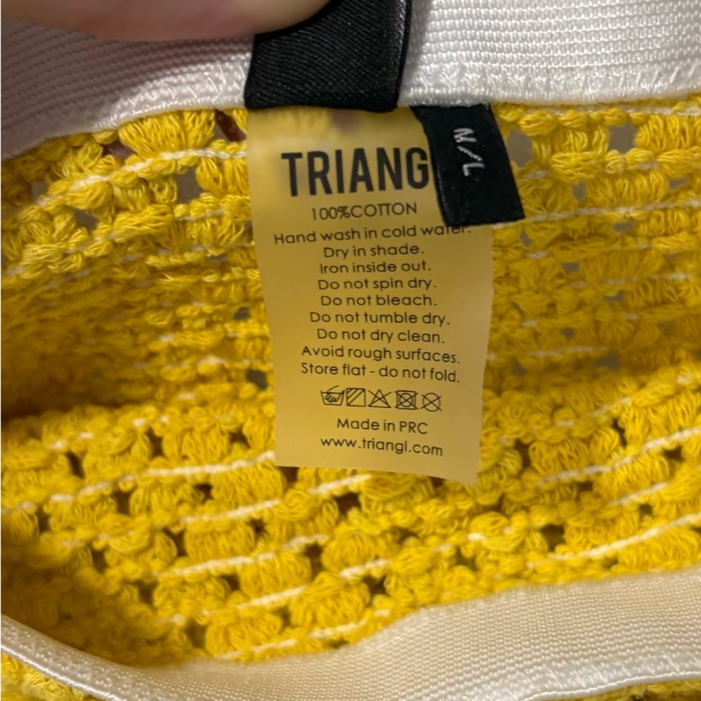 Triangl Swimwear Yellow Bikini Set - Picture 8 of 10